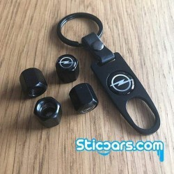 Opel Ventieldopjes met sleutelhanger Opel Ventieldopjes met sleutelhanger