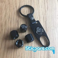 Shocker Ventieldopjes met sleutelhanger Shocker Ventieldopjes met sleutelhanger