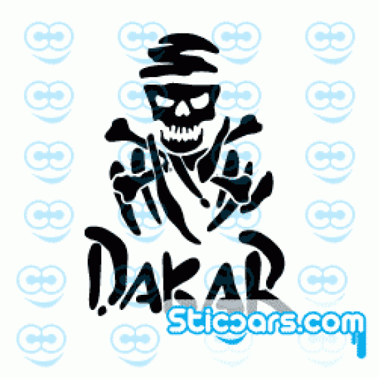 2933 Paris Dakar Skull