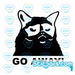 2937 Grumpy Cat go Away