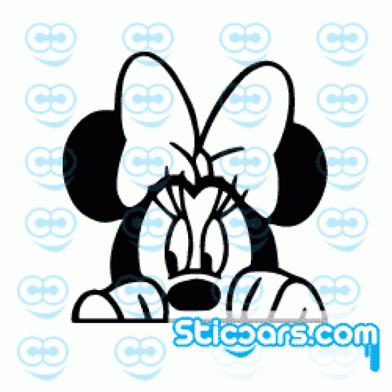 2942 Minnie Mouse Peek