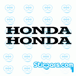 2985 Honda remklauwsticker 2x 2985 Honda remklauwsticker 2x