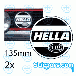 2990 Hella zwart wit 135 mm 2x 2990 Hella zwart wit 135 mm 2x