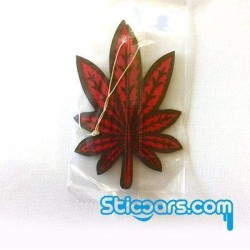Luchtverfrisser Marihuana rood Luchtverfrisser Marihuana rood