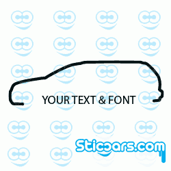 3059 Opel Vectra with your text 3059 Opel Vectra with your text