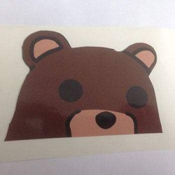 1516 Pedobear 9 x 6 cm 1516 Pedobear 9 x 6 cm
