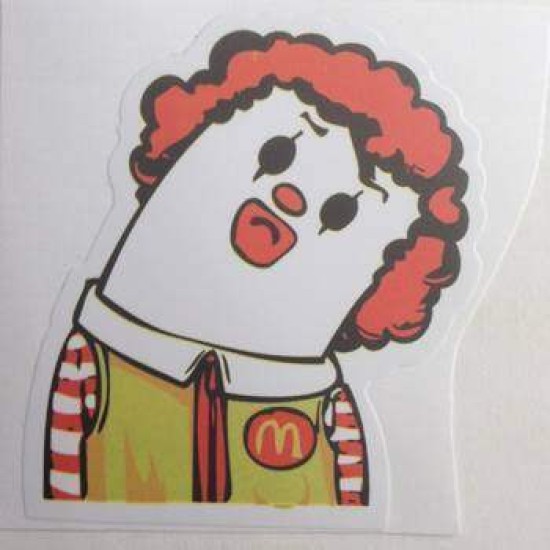 1528 McDonalds Clown 6 x 7 cm