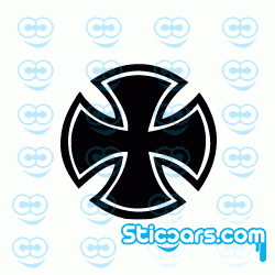 1596 Iron Cross Rounded