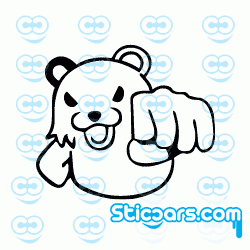 1628 Pedobear Fist 1628 Pedobear Fist