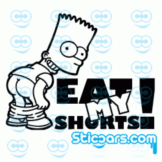 1646 Eat My Shorts Bart Simpson
