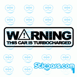 1695 warning this car is turbocharged 1695 warning this car is turbocharged