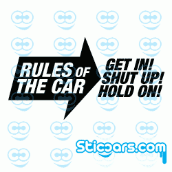 1815 Rules of the car, get in shut up hold on 1815 Rules of the car, get in shut up hold on