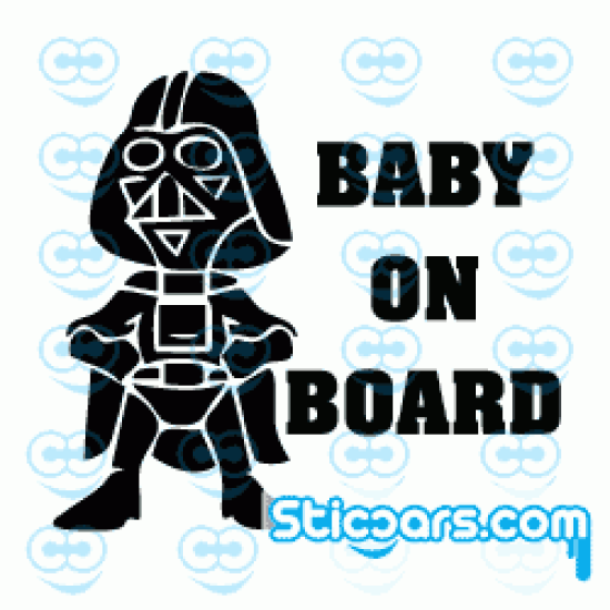 1818 Baby on Board Darth Vader