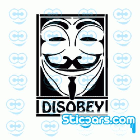 1834 disobey mask