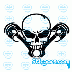 1872 Piston Skull 1872 Piston Skull
