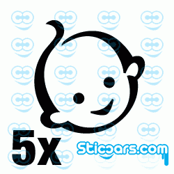 1962 Zwitsal naafkapsticker 5x