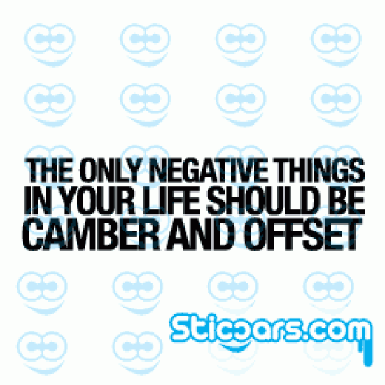 1987 the only negative things in your life should by camber and offset