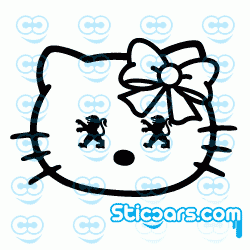 1992 Hello Kitty Peugeot eyes