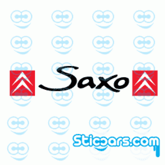 1994 Saxo 2 kleuren, logo rood