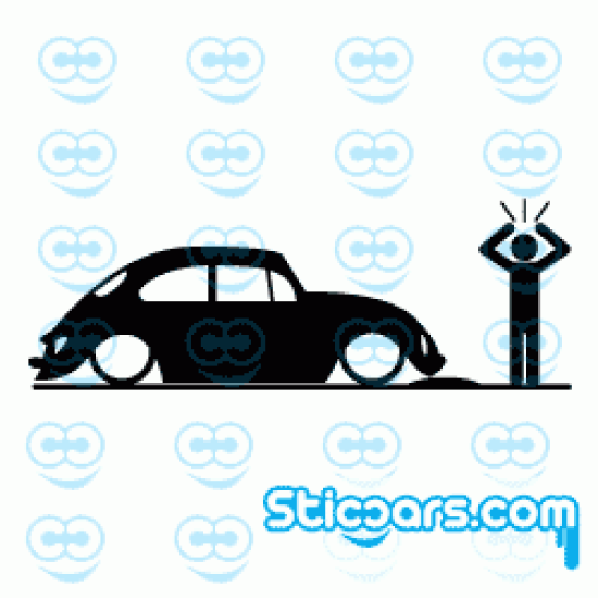 2043 VW Kever Beetle drempelvrees