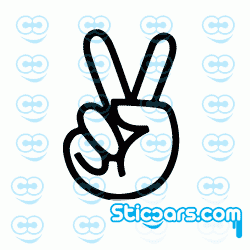 2034 Peace hand 2034 Peace hand