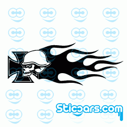 2091 Iron Cross Skeleton Tribal 2091 Iron Cross Skeleton Tribal