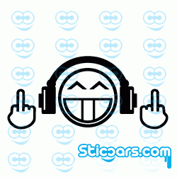 2101 Fuck you Music Smiley