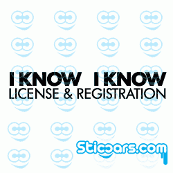 2129 i know i know license and registration 2129 i know i know license and registration