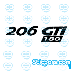 3241 Peugeot 206 gti 180