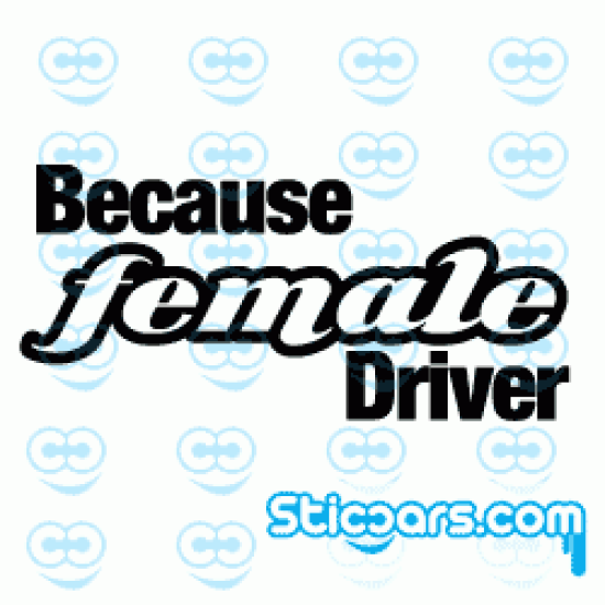2222 Because female driver