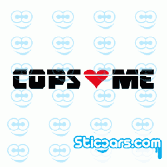 3190 Cops love me rood hart