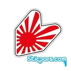 3427 JDM wakaba rising sun 8x10 cm 3427 JDM wakaba rising sun 8x10 cm