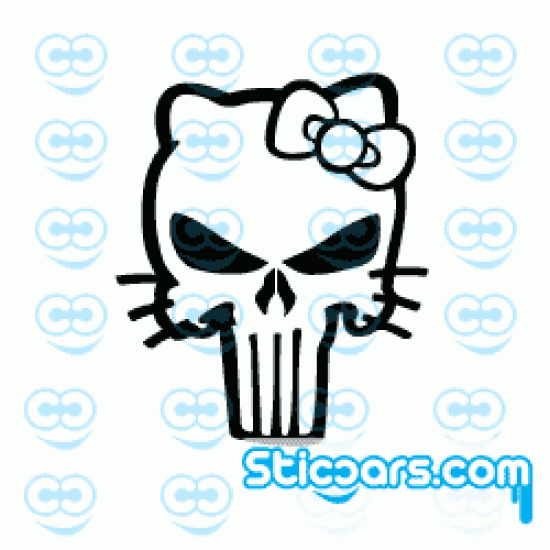 2271 Hello Kitty Skull