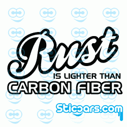 2412 Rust is lighter than carbon fiber 2412 Rust is lighter than carbon fiber