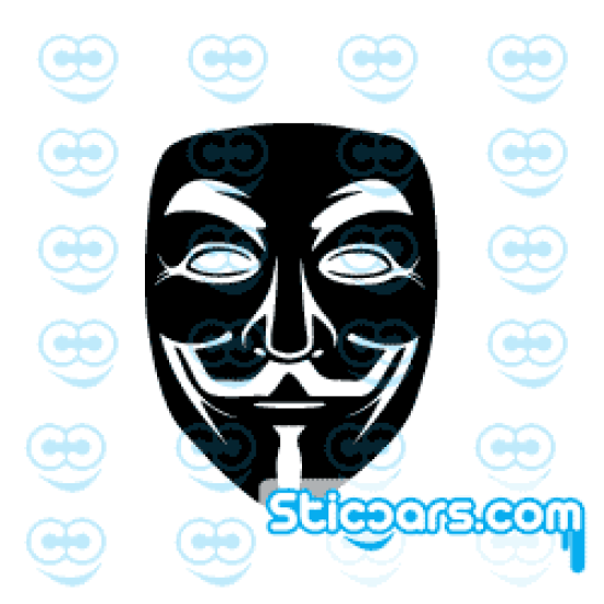 3254 Anonymous Guy Fawkes mask