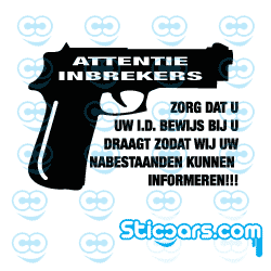 3281 Attentie inbrekers
