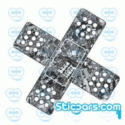 2478 Pleister Stickerbomb +/- 10,5 x 10,5 cm