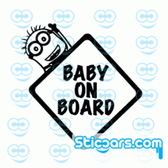 3133 Minion baby on board