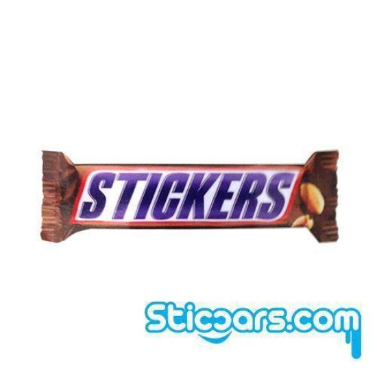 2565 Stickers Snickers 10 x 3 cm