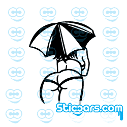 3328 Sexy lady umbrella