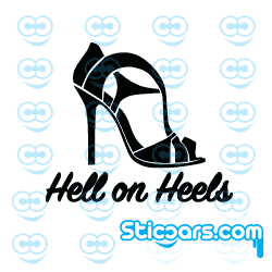3335 Hell on heels woman
