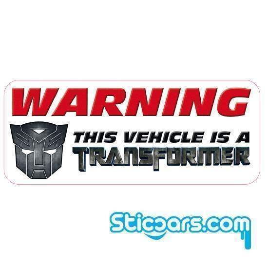 3419 Warning Transformer 13,5 x 5,5 cm