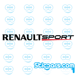 3528 Renault sport met rode streep 3528 Renault sport met rode streep