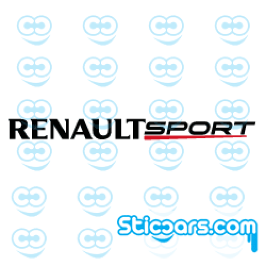 3528 Renault sport met rode streep