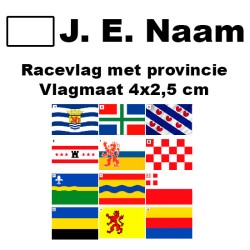 Provincie Race-rallyvlag met eigen naam Provincie Race-rallyvlag met eigen naam