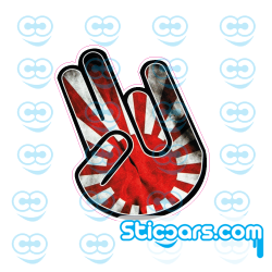 3437 JDM Japan shocker hand 10x10 cm 3437 JDM Japan shocker hand 10x10 cm