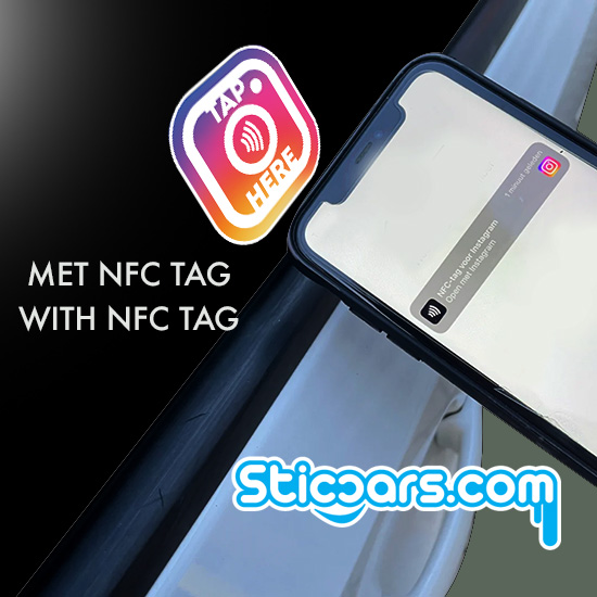 4508 instagram tap here met NFC tag