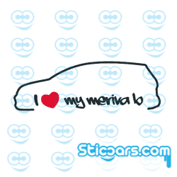 4516 i love my opel meriva b met rood hart 4516 i love my opel meriva b met rood hart