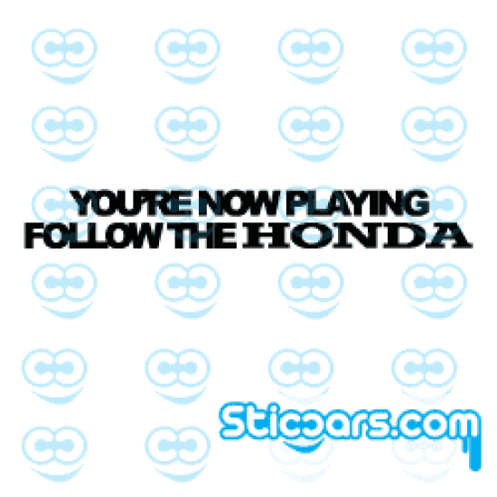 3105 you're now playing follow the honda