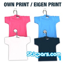 Eigen ontwerp Mini T-shirt inclusief zuignap Eigen ontwerp Mini T-shirt inclusief zuignap